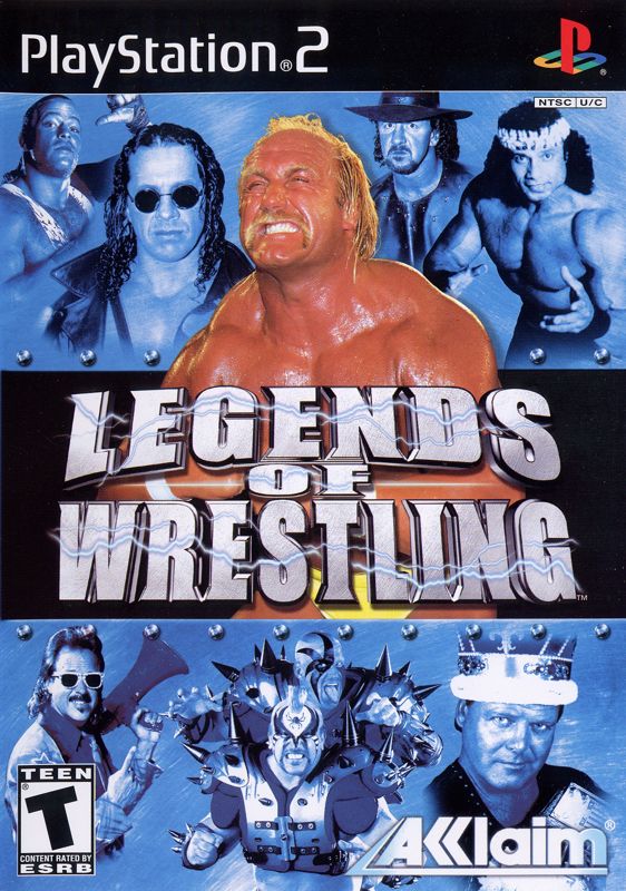 Legends of Wrestling box art for Playstation 2